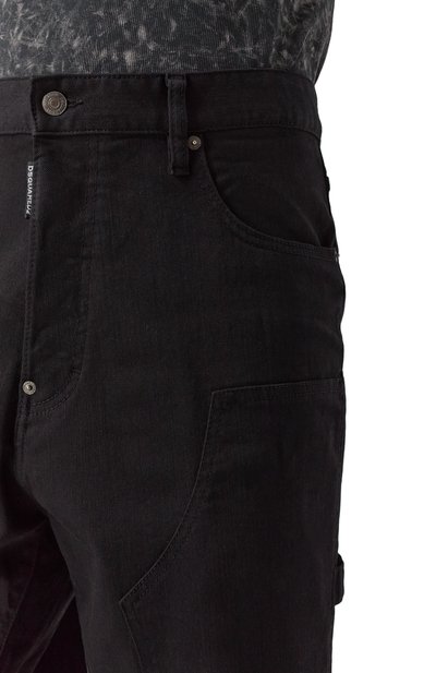 Джинсы loose carpenter DSQUARED2 черного цвета по цене 75450 руб., арт. S74LB1673/S39781, фото 5 Джинсы loose carpenter DSQUARED2, арт. S74LB1673/S39781, фото 5