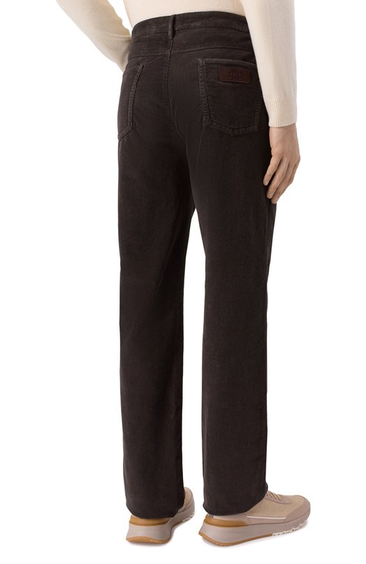 Вельветовые брюки Zilli J5T101M0193VZL002 Коричневый  J5T101M0193VZL002 Фото 4