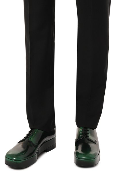 Кожаные дерби PRADA, арт. 2EG379-LVN-F0089-X021, фото 3