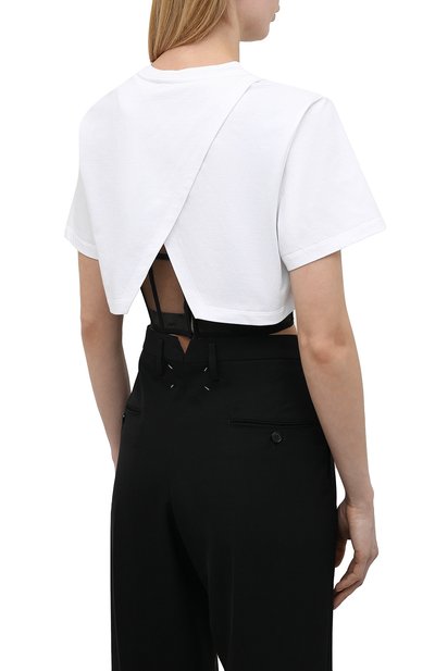 Хлопковая футболка ALEXANDER MCQUEEN, арт. 653743/QLAA6, фото 4