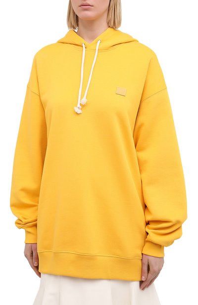 Хлопковое худи ACNE STUDIOS, арт. CI0009/W, фото 3
