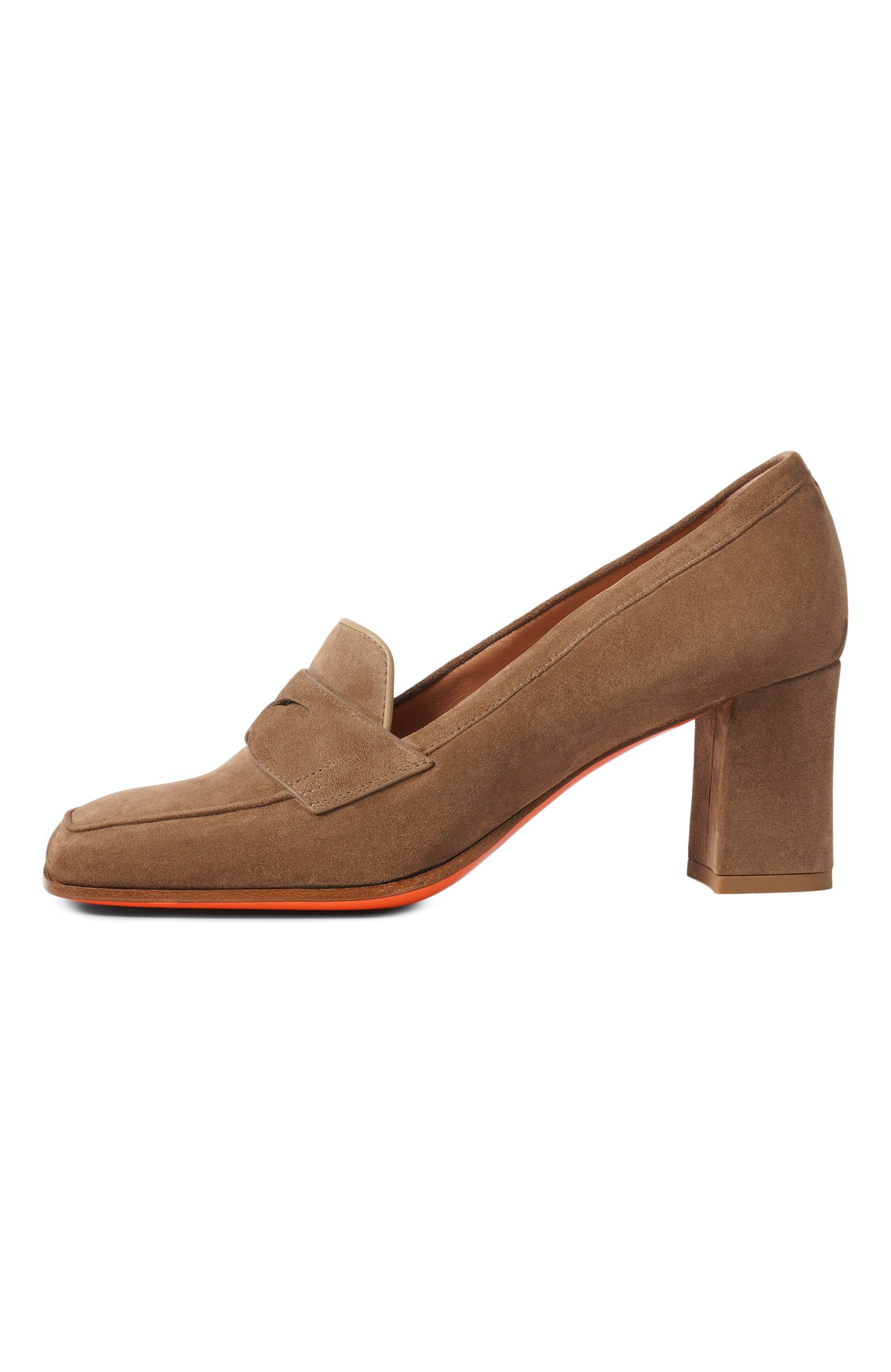 Замшевые туфли carla 65 SANTONI бежевого цвета по цене 112000 руб., арт. WD0G72446HI2NAEA, фото 4 Замшевые туфли carla 65 SANTONI, арт. WD0G72446HI2NAEA, фото 4