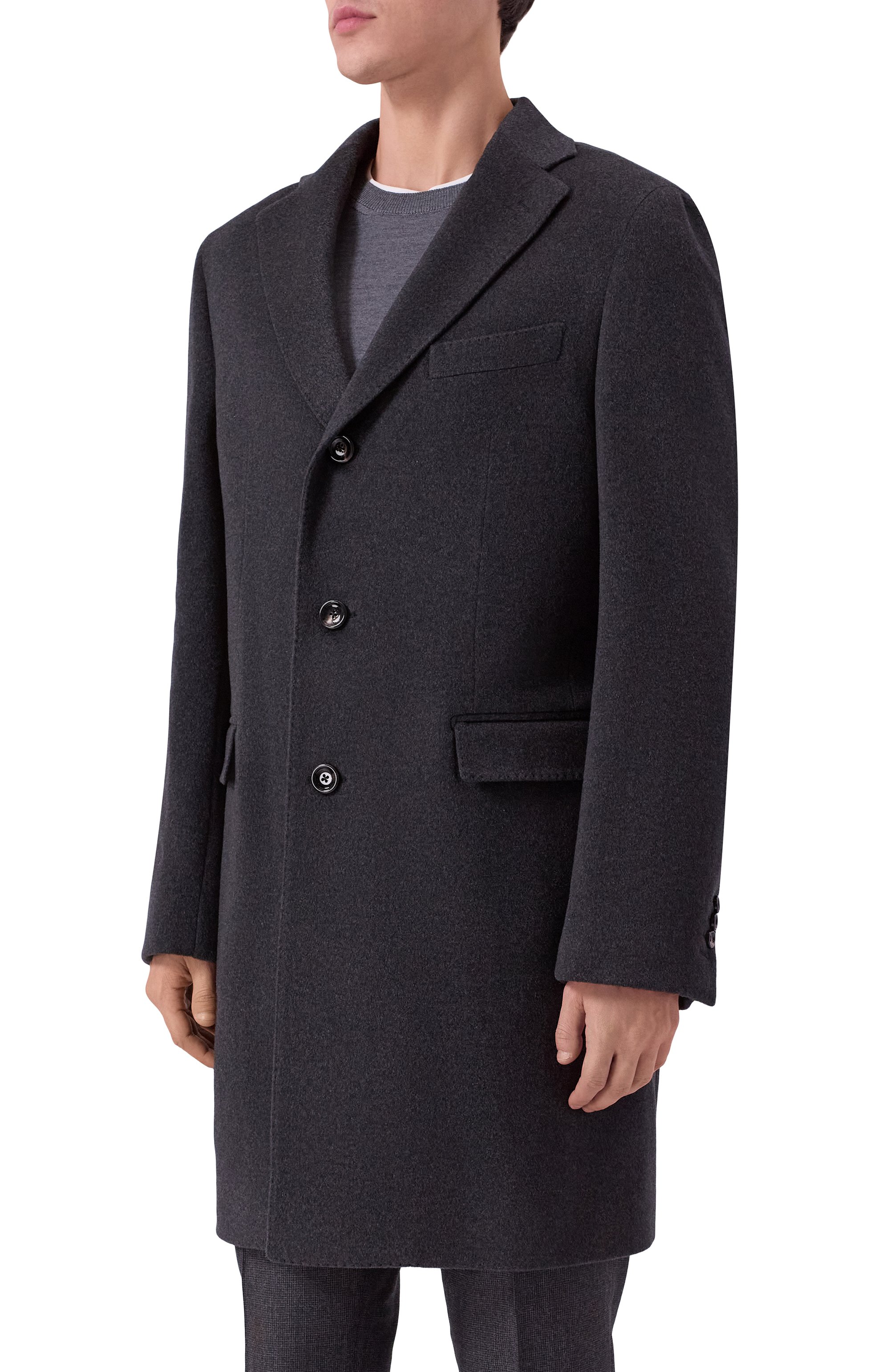 Кашемировое пальто ANDREA CAMPAGNA, арт. M0D MILAN0/ZEUS, фото 3
