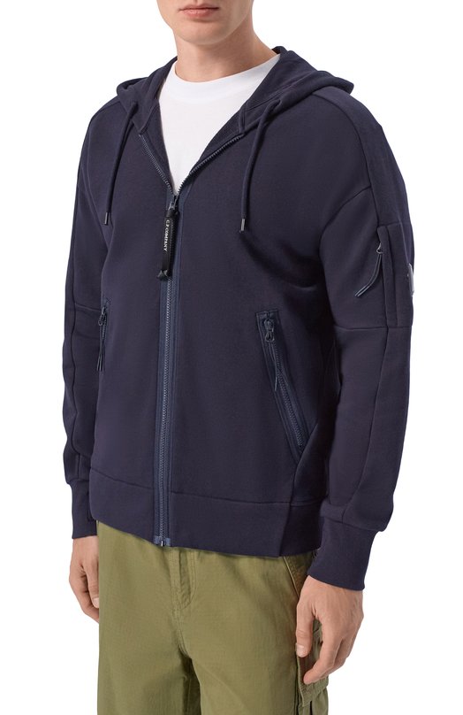 Хлопковая толстовка C.P. Company RCCMSS716A005086W Синий  RCCMSS716A005086W Фото 3