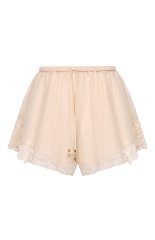 Шорты из хлопка и шелка Zimmermann 5583ARS261 Кремовый 5583ARS261
