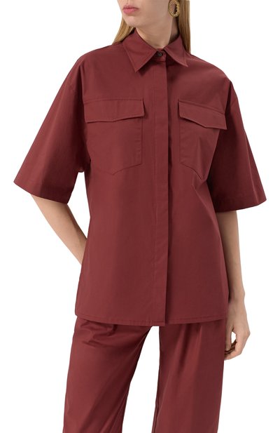 Хлопковая рубашка ERIKA CAVALLINI, арт. P5SJ18, фото 3