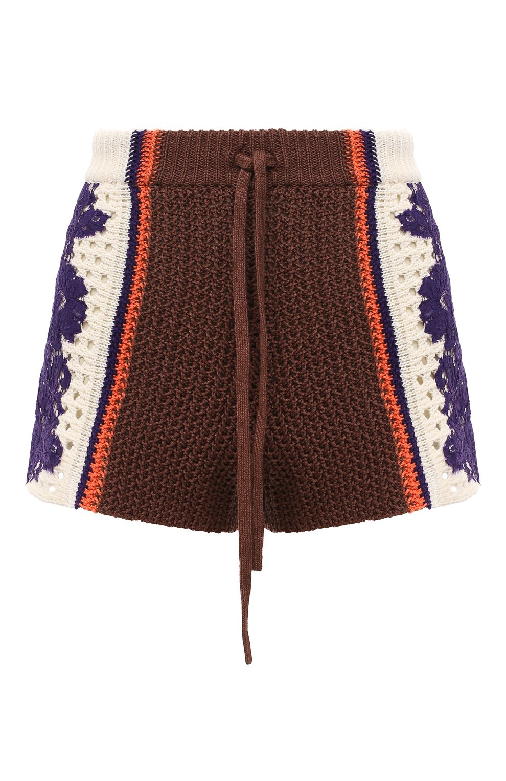 Хлопковые шорты VALENTINO разноцветного цвета по цене 133500 руб., арт. XB3KF00L70D, фото 1 Хлопковые шорты VALENTINO, арт. XB3KF00L70D, фото 1