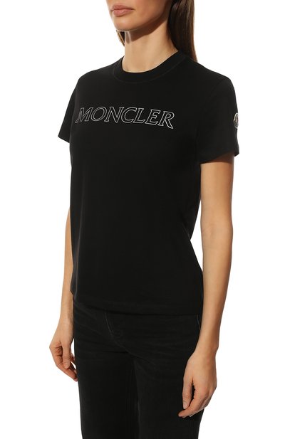 Хлопковая футболка MONCLER, арт. H1-093-8C000-13-829FB, фото 3