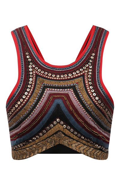 Женский хлопковый бра-топ DRIES VAN NOTEN, арт. 211-10797-2292
