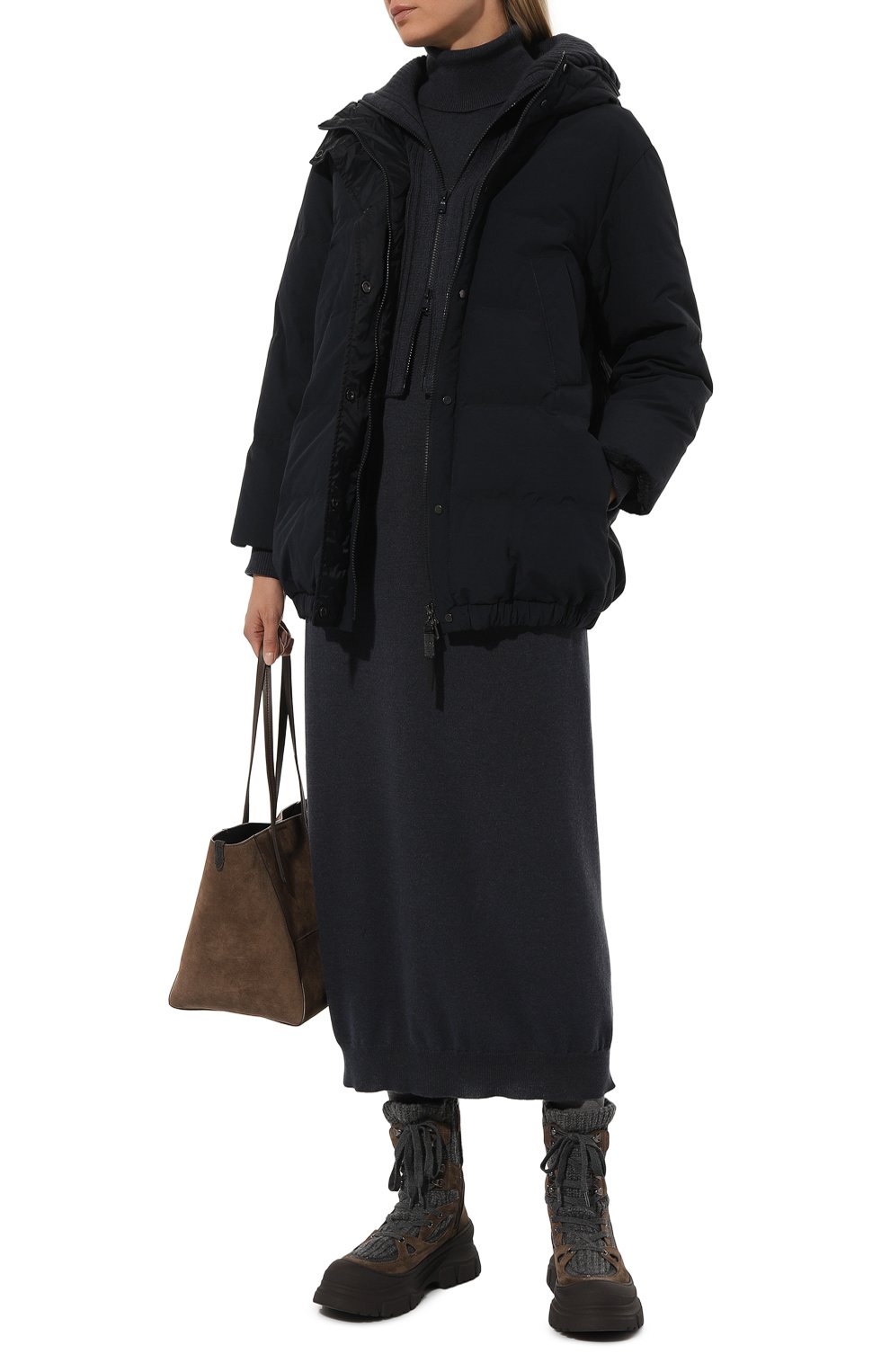 Кашемировое платье BRUNELLO CUCINELLI, арт. M12191A93, фото 2