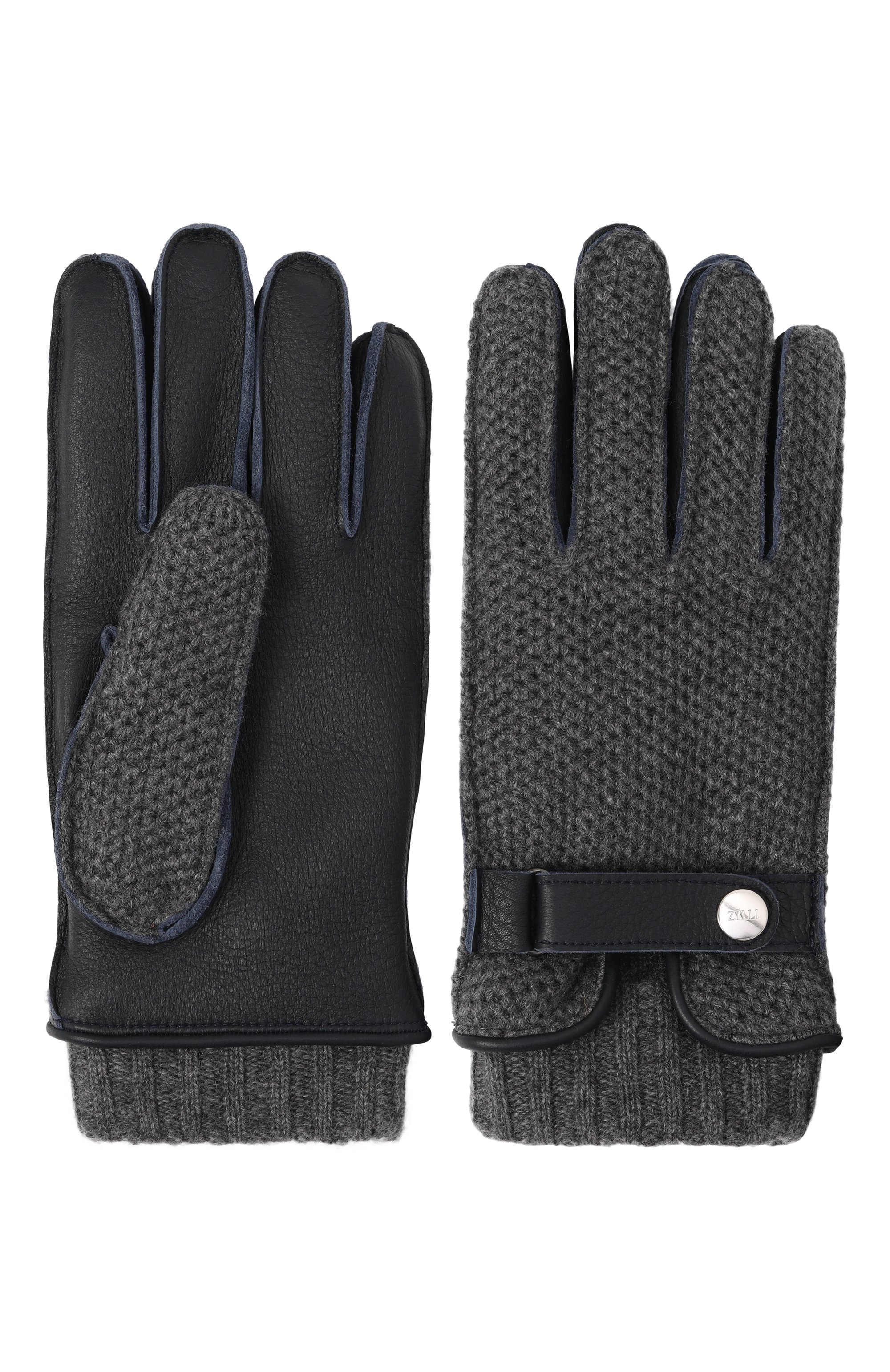 Комбинированные перчатки ZILLI, арт. GL0001M1945VZL001, фото 2