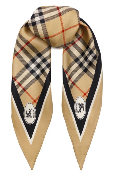 Женский шелковый платок BURBERRY, арт. 8127030