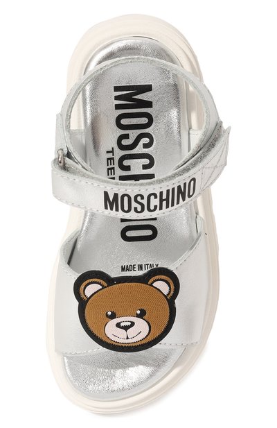 Кожаные сандалии MOSCHINO, арт. 74393/18-27, фото 4