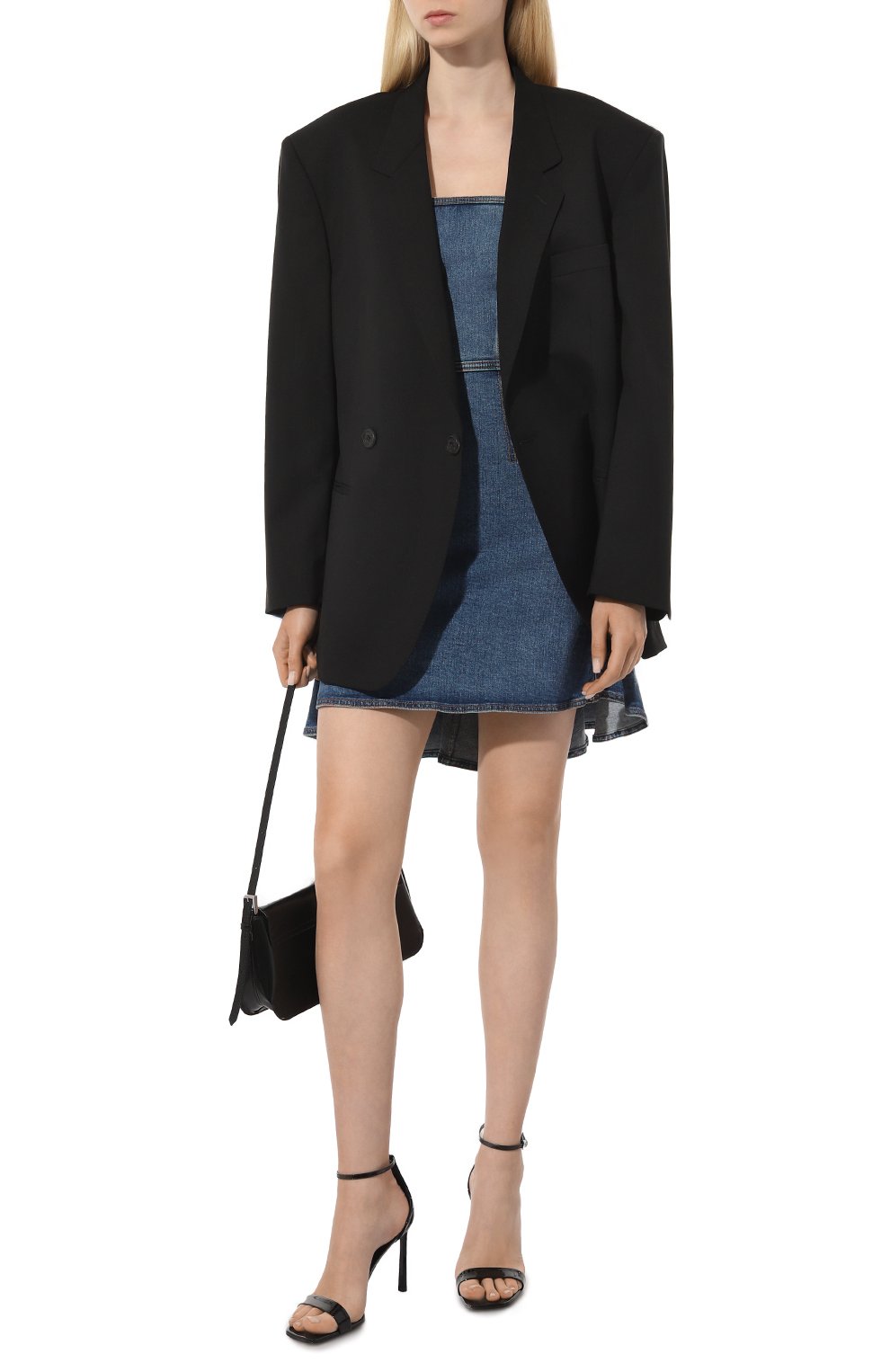 Джинсовое платье ALEXANDER MCQUEEN, арт. 757459, фото 2