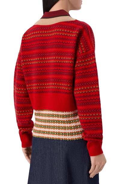 Поло из шерсти и вискозы DRIES VAN NOTEN, арт. 011226/4760, фото 4