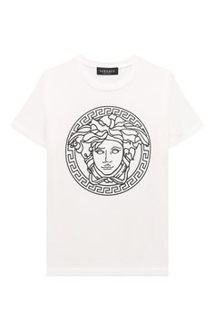 Хлопковая футболка VERSACE, арт. 1000239/1A04767/4A-6A, фото 1