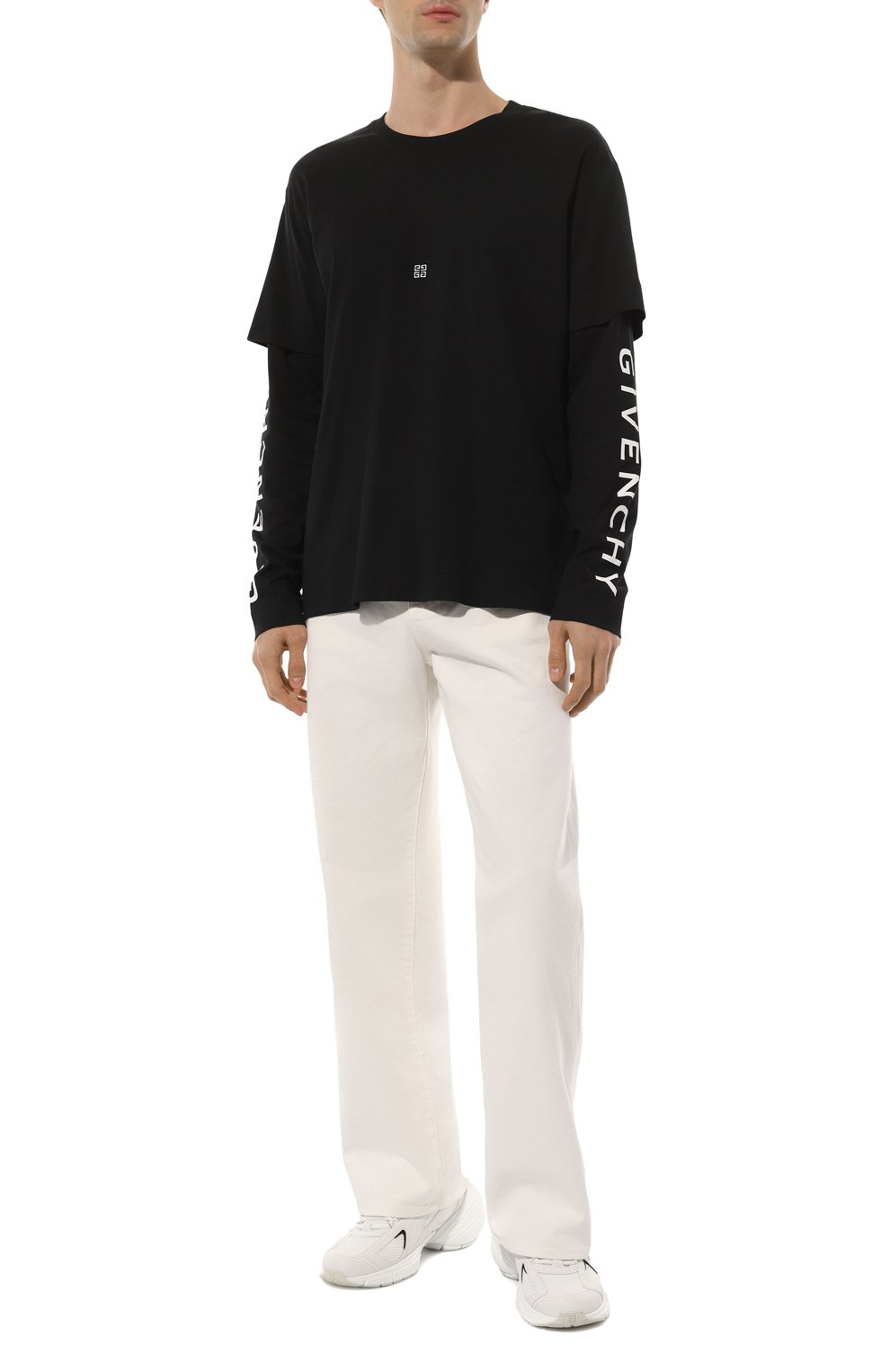 Хлопковый лонгслив GIVENCHY, арт. BM71G5/3YAM, фото 2