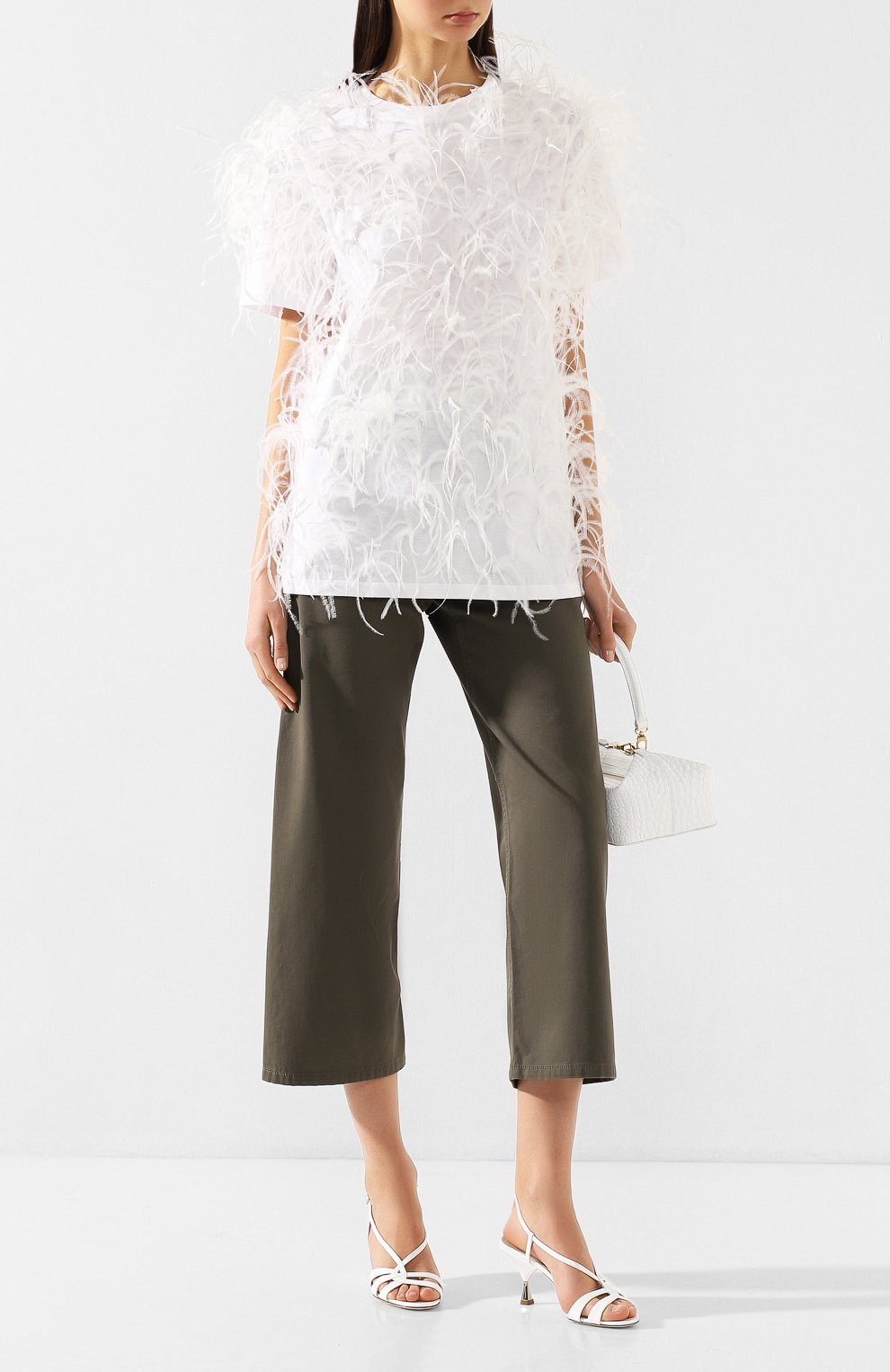 Хлопковая футболка VALENTINO, арт. TB0MG06H5GW, фото 2