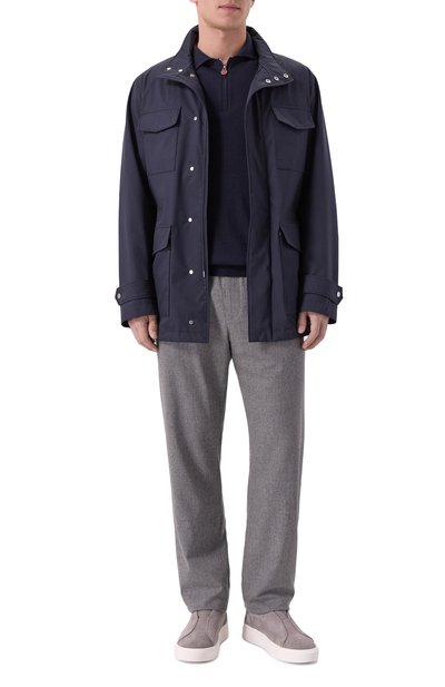 Замшевые кеды KITON, арт. USSA279N0127903, фото 2