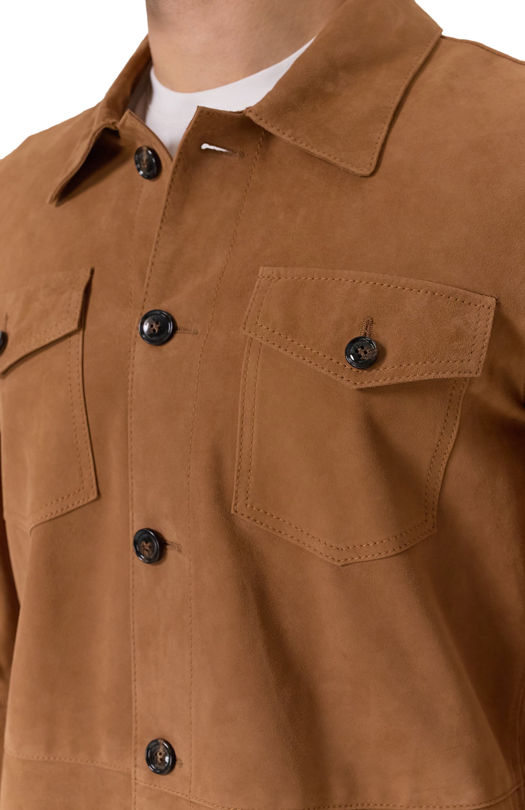 Замшевая куртка-рубашка WINDSOR, арт. 0LEAN02-L/1300168, фото 5