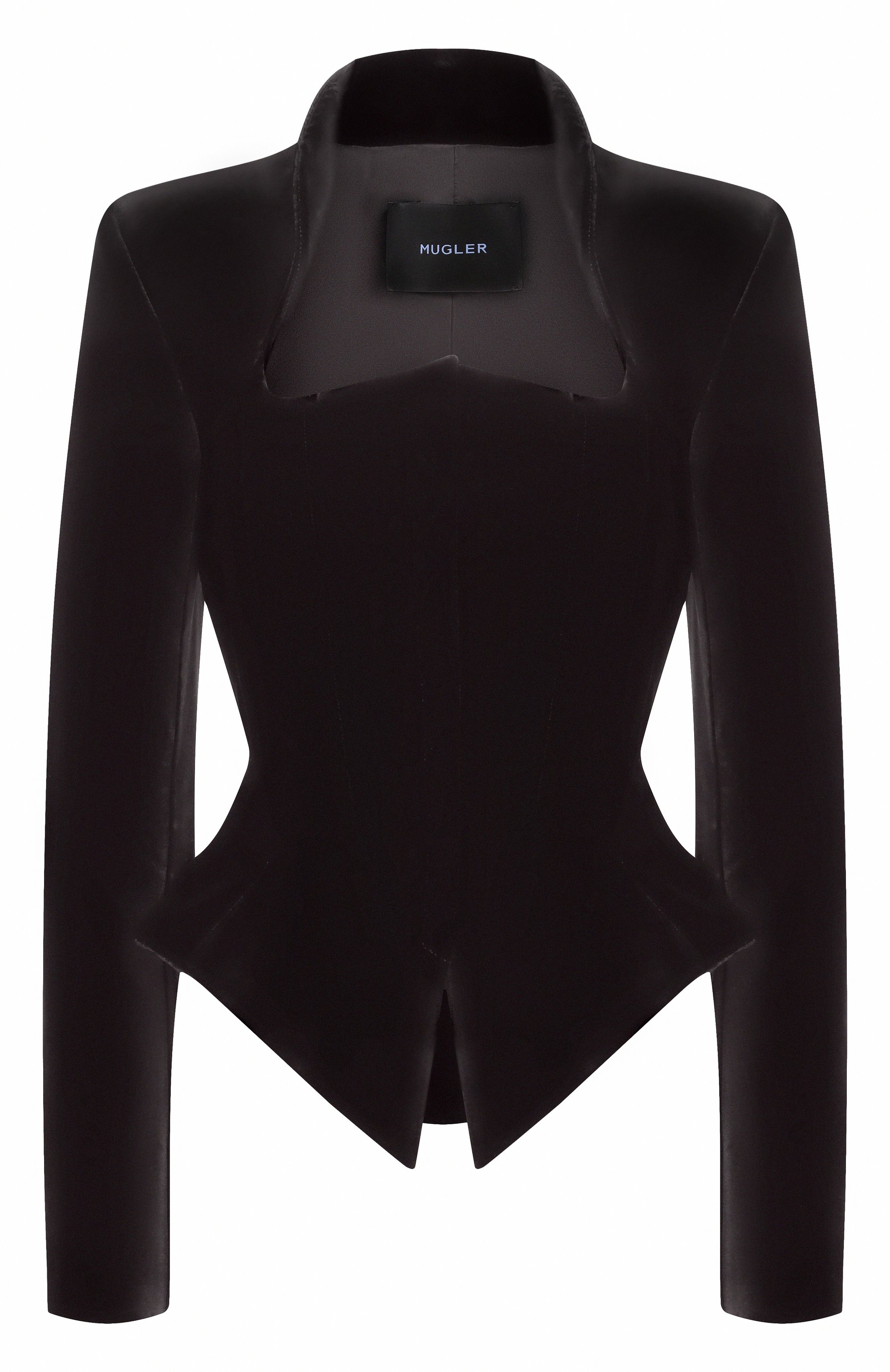 Бархатный жакет MUGLER, арт. 25F1VE04622020, фот�о 1