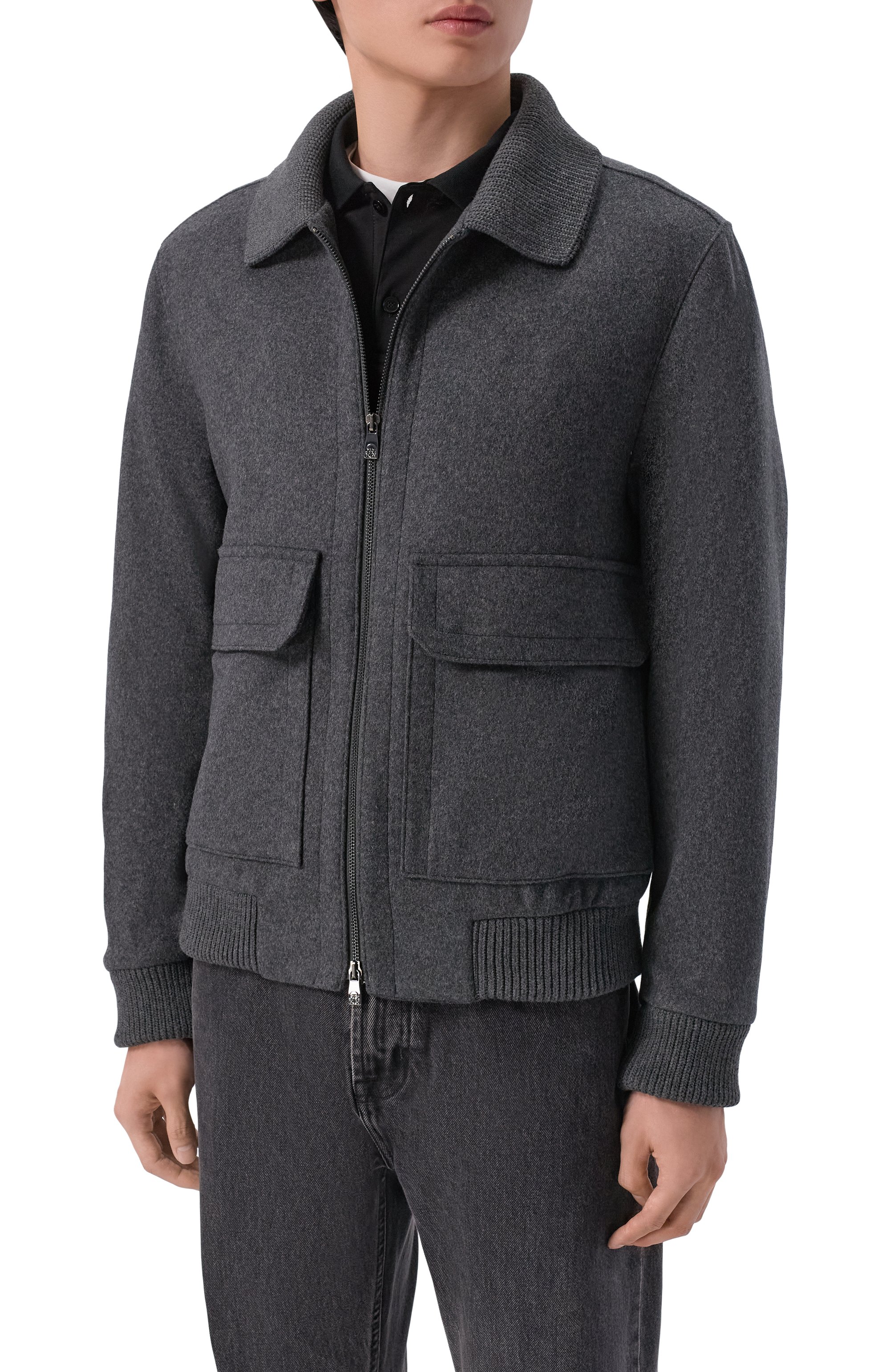 Бомбер из шерсти и кашемира CORNELIANI, арт. 28L5G3/2A20188, фото 3