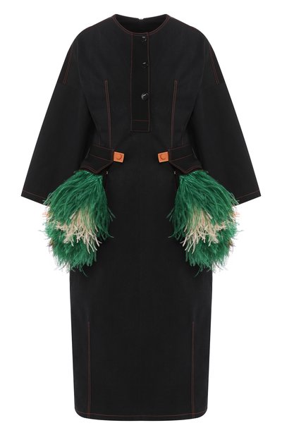 Женское хлопковое платье LOEWE, арт. D2196690PA