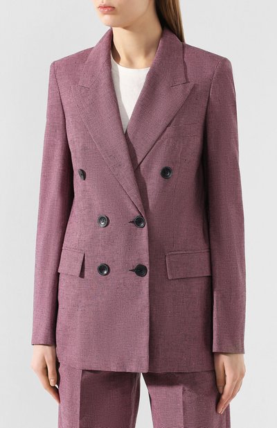 Жакет из смеси хлопка и льна ISABEL MARANT ETOILE розового цвета по цене 57550 руб., арт. VE1189-20P011E/LINYA, фото 3 Жакет из смеси хлопка и льна ISABEL MARANT ETOILE, арт. VE1189-20P011E/LINYA, фото 3