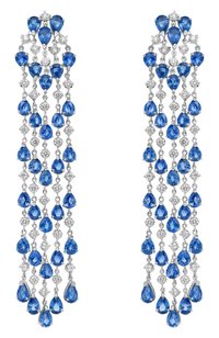 Серьги chandelier MERCURY бесцветного цвета по цене 4342000 руб., арт. MEM3669WS, фото 1 Серьги chandelier MERCURY, арт. MEM3669WS, фото 1