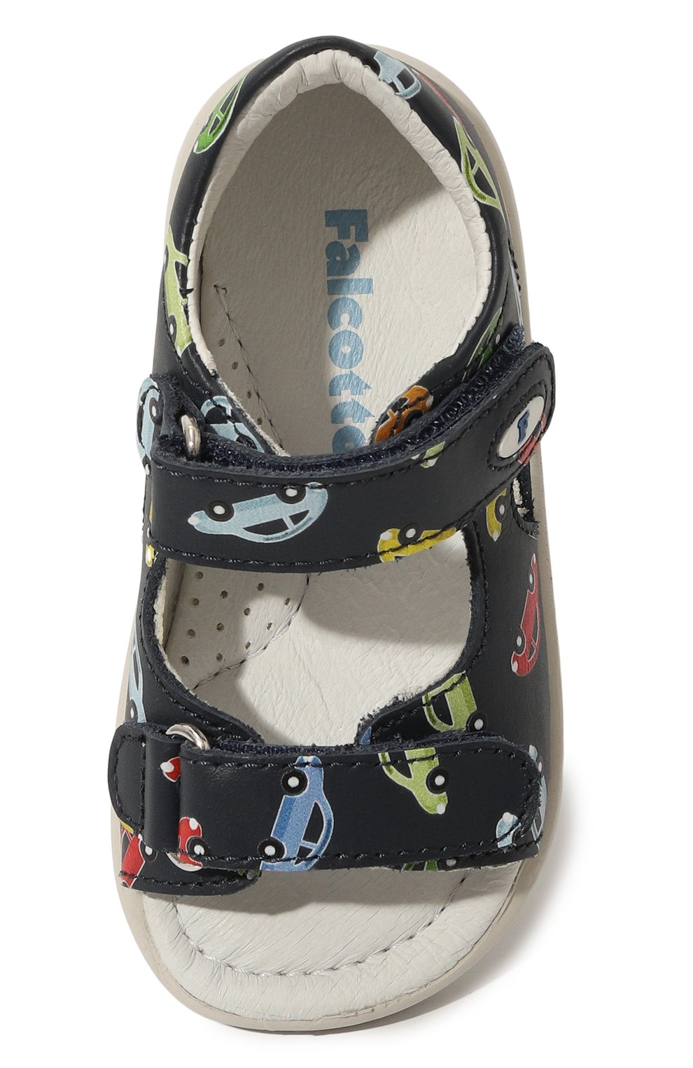 Кожаные сандалии FALCOTTO темно-синего цвета по цене 7770 руб., арт. 1500728/54, фото 4 Кожаные сандалии FALCOTTO, арт. 1500728/54, фото 4