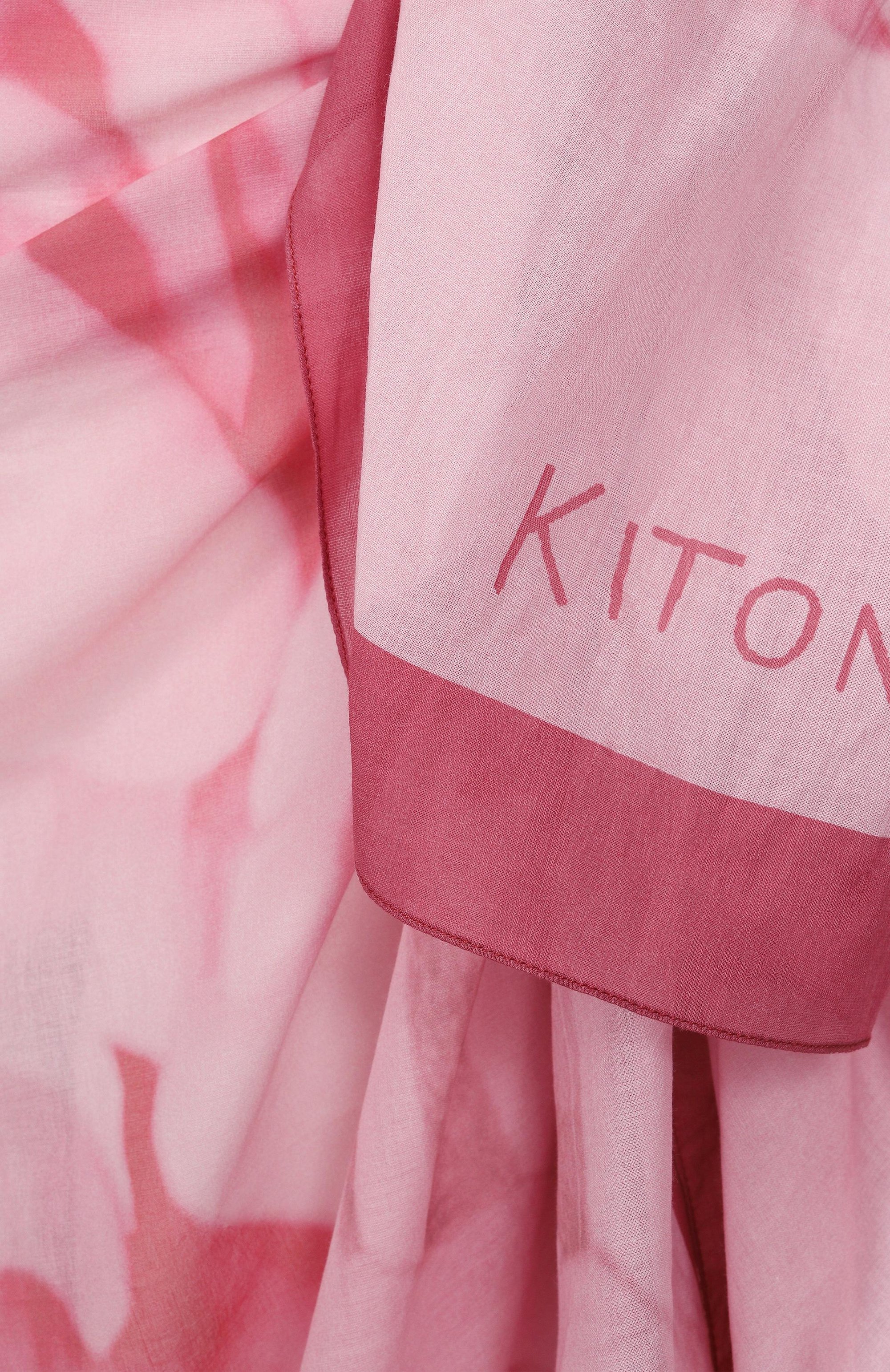 Хлопковое парео KITON, арт. D53753K0957, фото 6