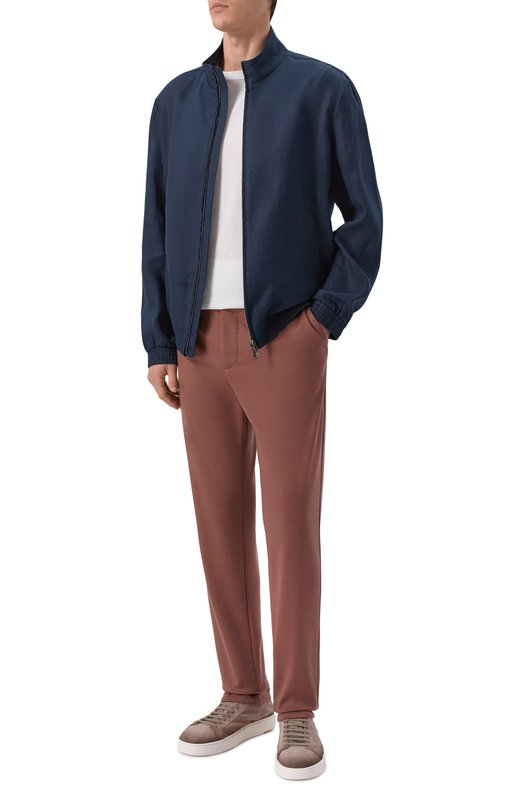 Шерстяные брюки Marco Pescarolo EV0/53Y19 Коричневый  EV0/53Y19 Фото 2