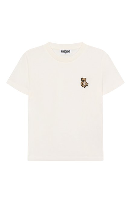 Хлопковая футболка MOSCHINO, арт. HRM058/LAA10/4-8