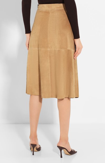 Замшевая юбка THEORY, арт. J0600303, фото 4