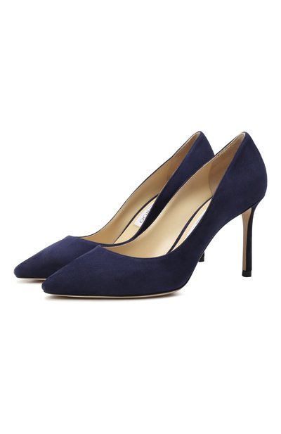 Женские замшевые туфли romy 85 JIMMY CHOO, арт. R0MY 85/SUE