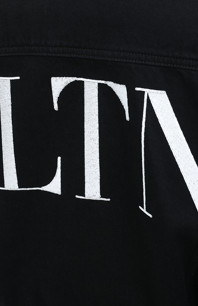 Джинсовая куртка VALENTINO черного цвета по цене 181500 руб., арт. UB3DC01X45J, фото 5 Джинсовая куртка VALENTINO, арт. UB3DC01X45J, фото 5