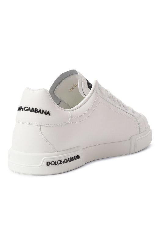 Кожаные кеды Portofino Dolce & Gabbana CS2213/AA335 Белый  CS2213/AA335 Фото 5