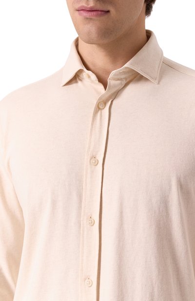 Хлопковая рубашка BOSS, арт. 50533879, фото 5