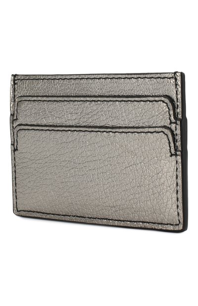 Кожаный футляр для кредитных карт ALEXANDER MCQUEEN серебряного цвета по цене 19950 руб., арт. 554193/CSS0G, фото 2 Кожаный футляр для кредитных карт ALEXANDER MCQUEEN, арт. 554193/CSS0G, фото 2