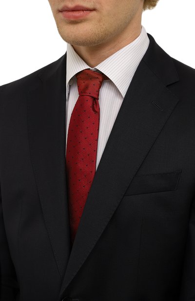 Галстук из шелка и хлопка VAN LAACK, арт. LER0Y/K04116, фото 2