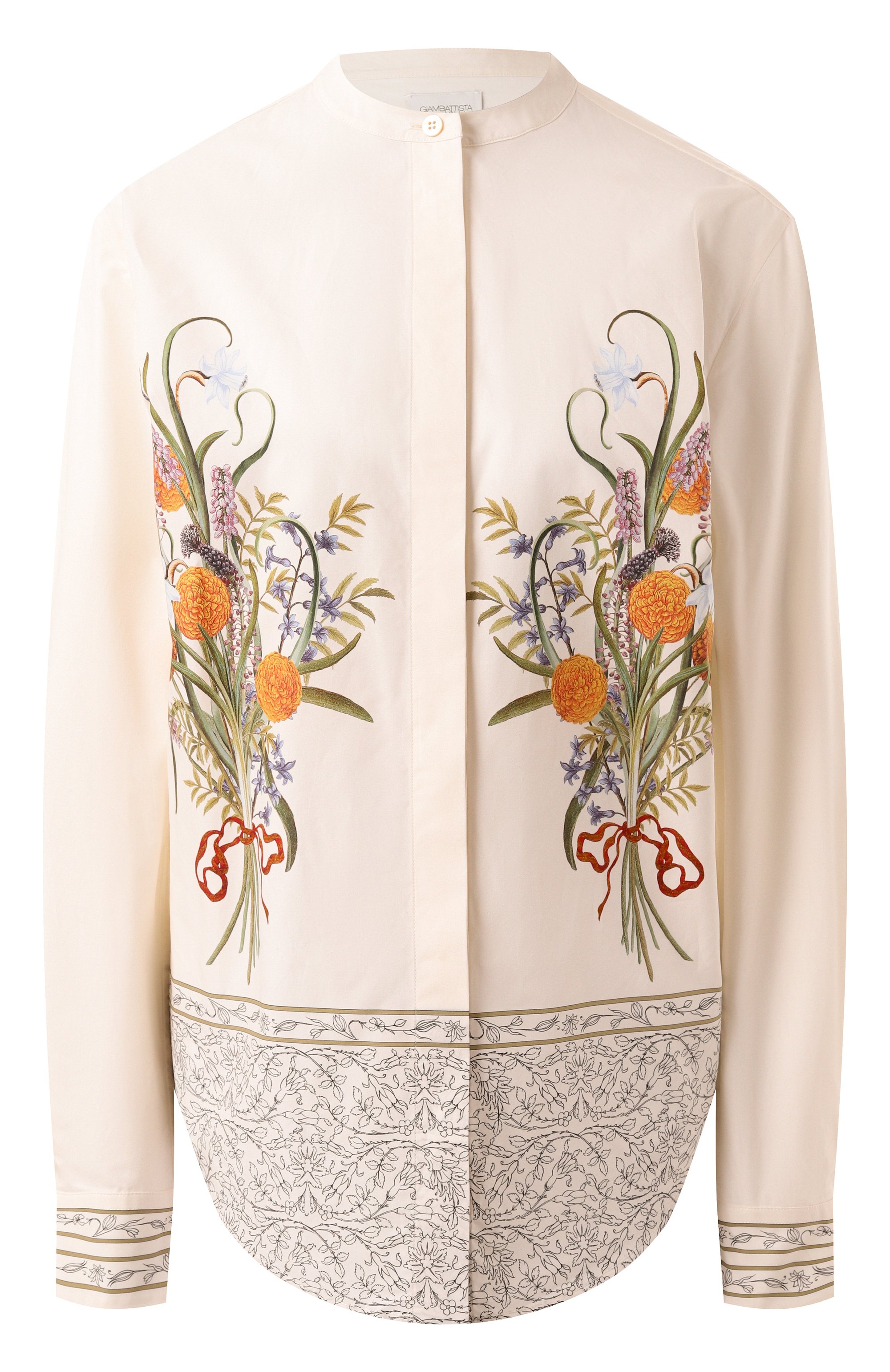 Хлопковая рубашка GIAMBATTISTA VALLI, арт. 25SSPVCA1031-63PRI, фото 1