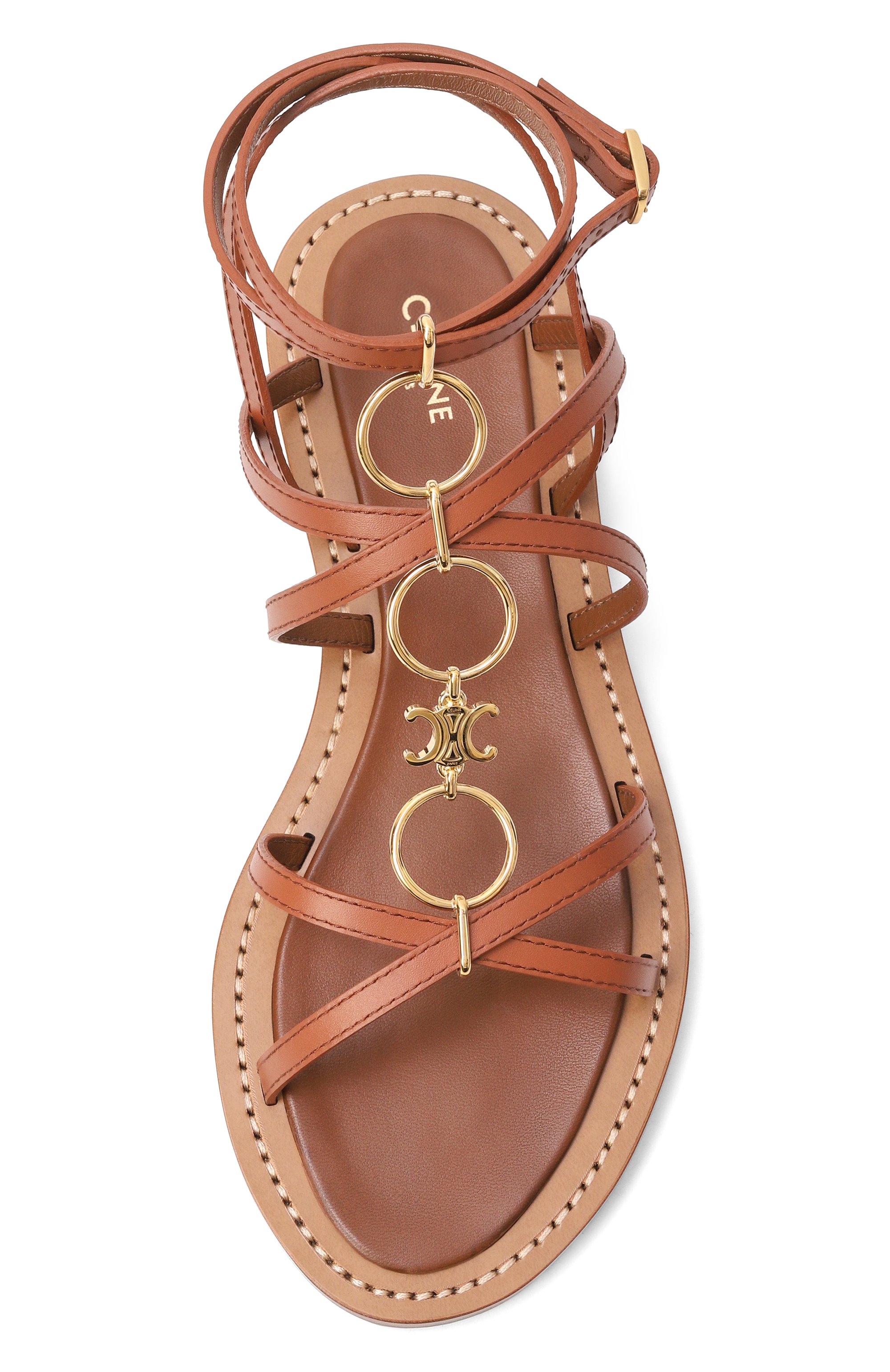 Кожаные сандалии lympia CELINE, арт. 364163/767C, фото 6