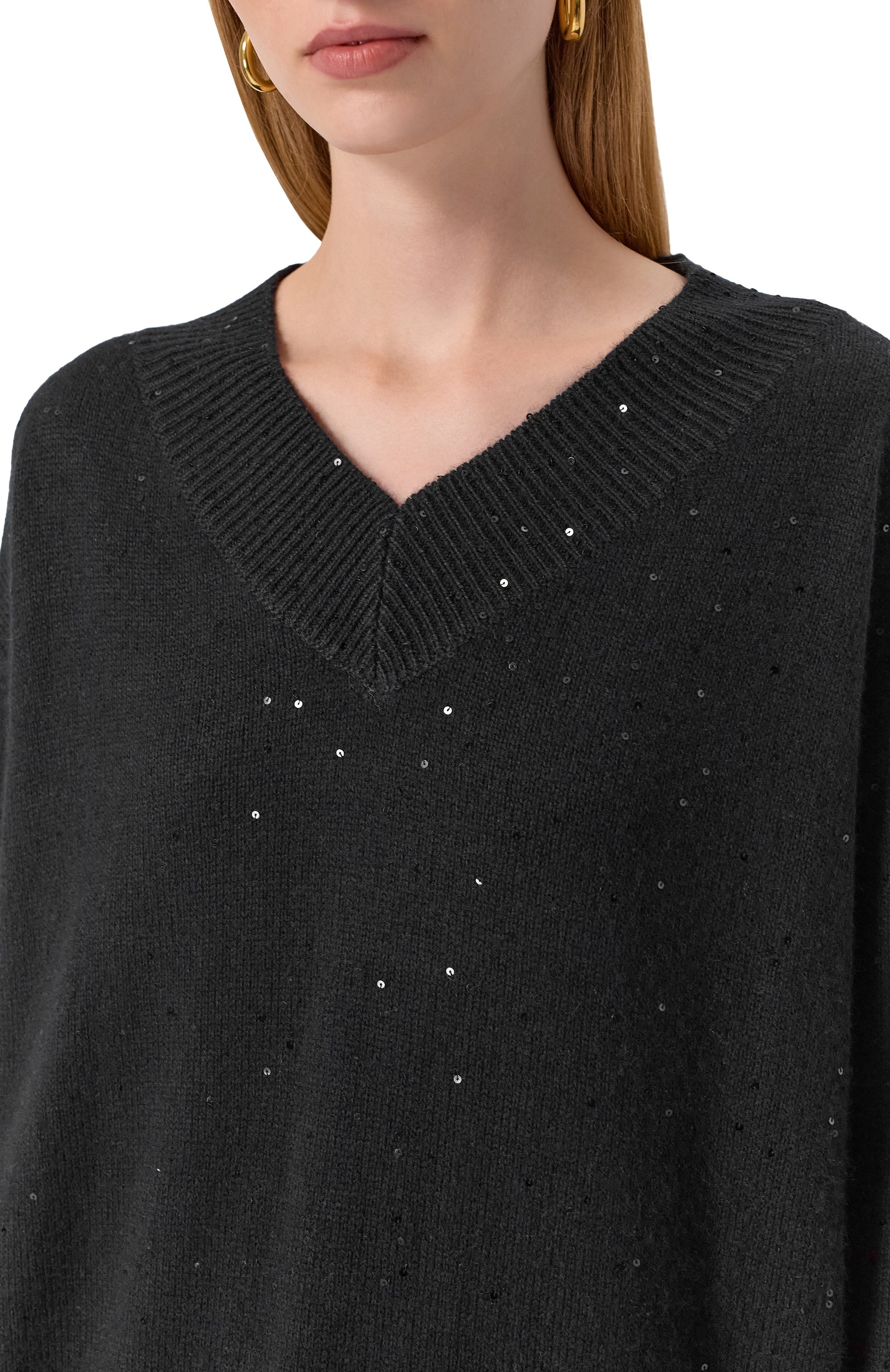 Свитер из кашемира и шелка BRUNELLO CUCINELLI, арт. M73539922, фото 5