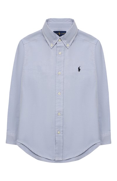 Хлопковая рубашка с воротником button down RALPH LAUREN, арт. 322600259