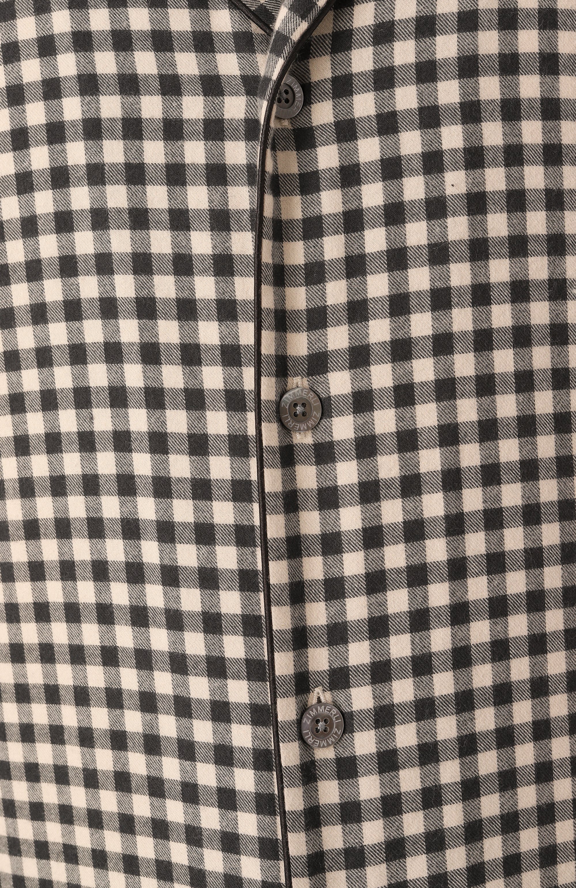 Пижама из хлопка и шерсти ZIMMERLI, арт. 4600-21001, фото 8