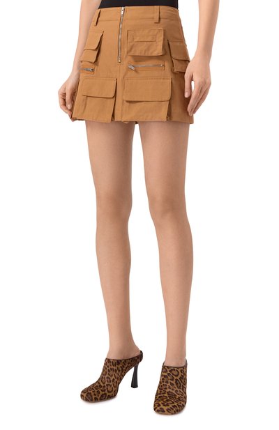 Хлопковая юбка-шорты ERIKA CAVALLINI, арт. E5SL04, фото 3