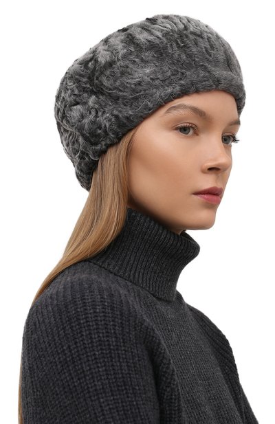 Берет из каракульчи FURLAND, арт. 0100907810022200055, фото 2