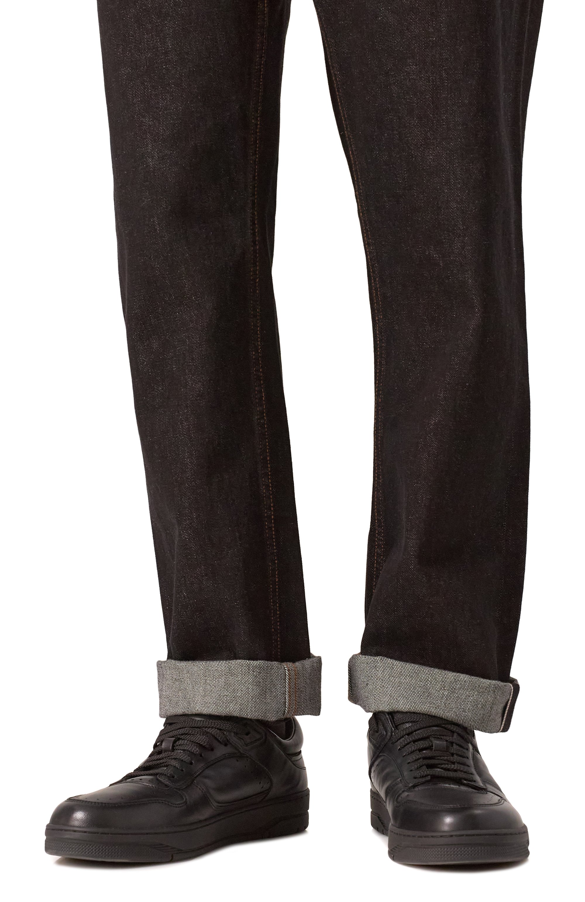 Кожаные кеды sneak-air SANTONI, арт. MBSG22015NERRESS, фото 3