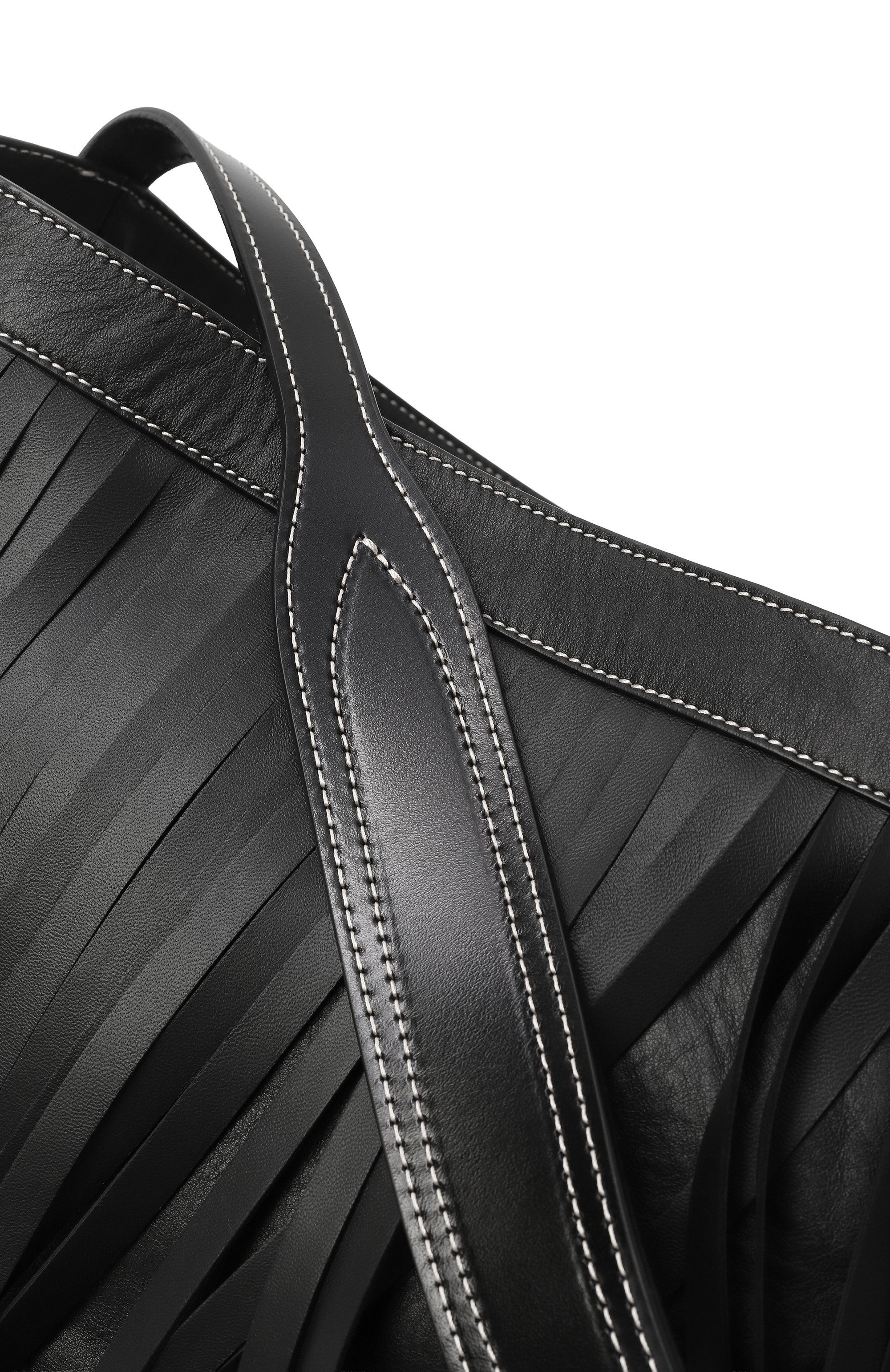 Сумка jeli fringed ANN DEMEULEMEESTER черного цвета по цене 262500 руб., арт. B0013639/LT176, фото 3 Сумка jeli fringed ANN DEMEULEMEESTER, арт. B0013639/LT176, фото 3