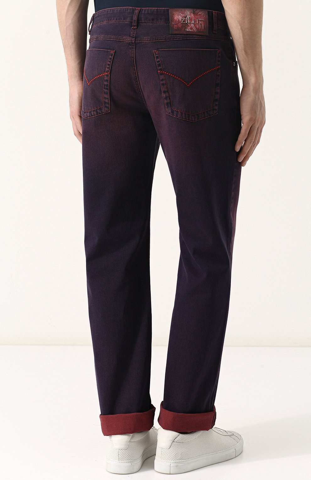 Джинсы прямого кроя ZILLI, арт. MCP-00253-SUS01/R001, фото 4